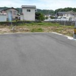 東区福田6丁目土地　現地前面道路
