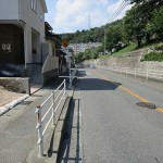 東区戸坂新町2丁目土地　前面道路
