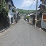 西区己斐上5丁目土地　現地前面道路