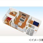 シャルマンコーポ船越E棟　完成イメージ図