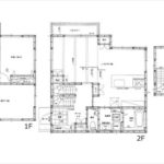 東区牛田東1丁目新築　建物面積94.39㎡。2LDK+納戸の間取りです。