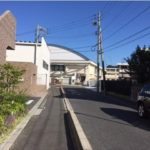 ライオンズヒルズ牛田早稲田　前面道路