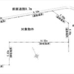 中区舟入本町土地　敷地面積172.00㎡（52.03坪）です。