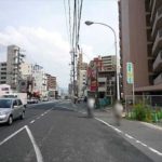 オアシスマンションプレジデント山陽　前面道路