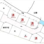 東区福田6丁目土地　敷地面積129.99㎡（39.32坪）です。(間取)