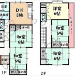 建物面積102.67㎡。5DKの間取りです。