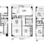 南区宇品神田3丁目中古　建物面積278.97㎡。鉄骨造3階建てです。
